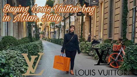 buying louis vuitton in italy.